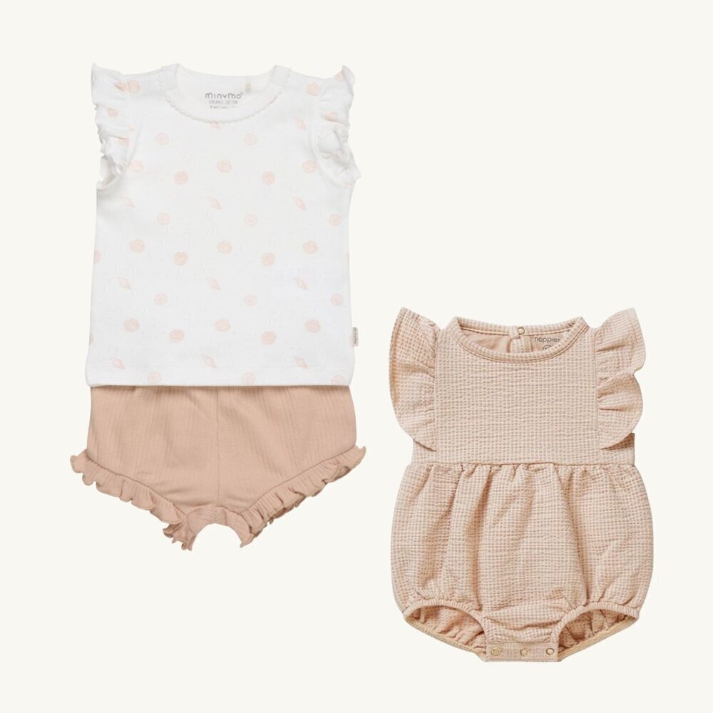 NWT - ORGANIC premium summer beige sets​​​​
